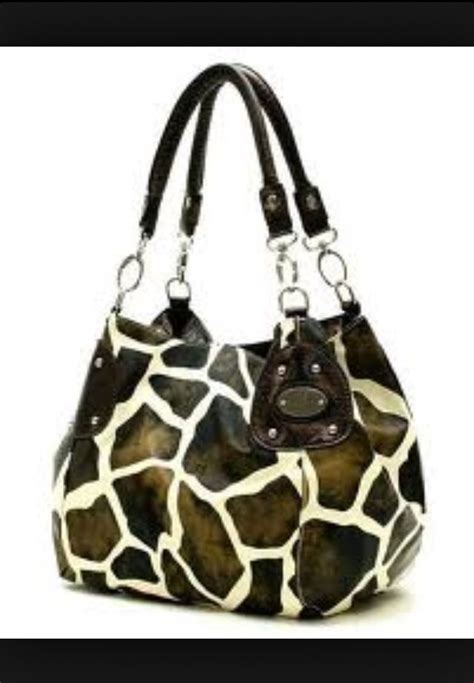 giraffe print purse.